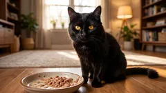 Varför äter katten bara såsen och lämnar bitarna kvar?